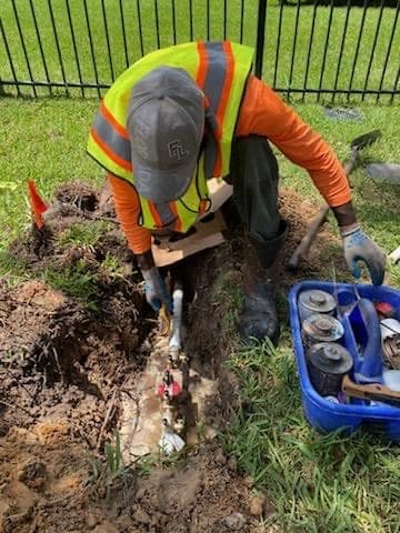 Daniel's Company team members on a job site in Central Florida