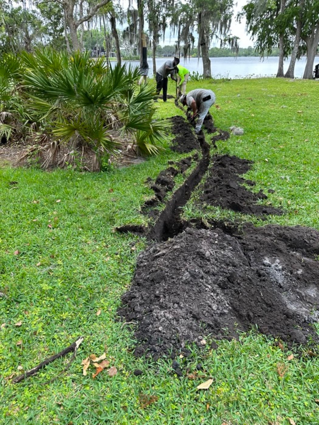 Irrigation Line Installation — Sprinkler Systems